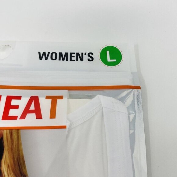 32 Degrees Cozy Heat Womens Size Large Scoop Neck Long-Sleeve Top in White 225 - Picture 4 of 8